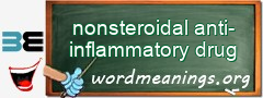 WordMeaning blackboard for nonsteroidal anti-inflammatory drug